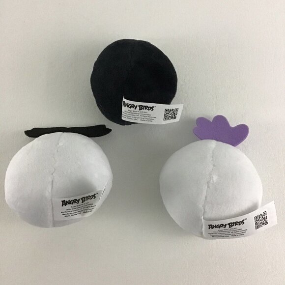 Angry Birds Burger King Matilda Bomb Eagle Plush Stuffed Animal Toy 3pc Lot 2021 - Picture 4 of 6